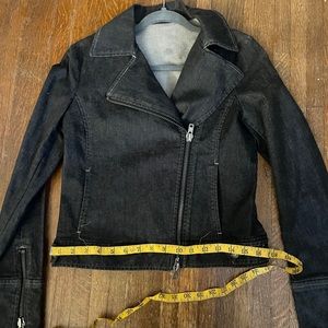 Theory Fitted Denim Jacket—Very Flattering Cut & Fit
